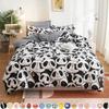 Cotton Bedding Set 4pcs with  Cover Bed Sheet Pillowcase Children Pastoral Flowers Bed Linen Set King Queen Full Twin Size