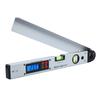 0~225° LCD Digital Protractor Spirit Level Angle Finder Gauge Meter Backlight with Portable Bag Hand Measuring Tool 255/400mm