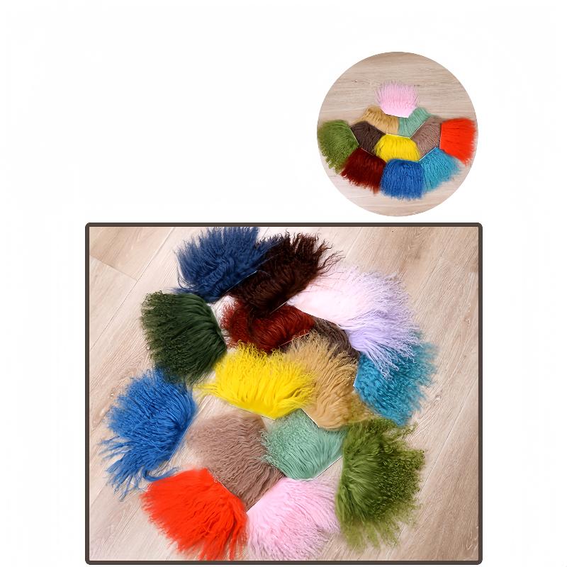 1 шт. Аксессуары для кукол Монгольский мех Овчина Шерсть Наращивание волос Кудрявая текстура Волосы на ленте Кудрявые наращивания волос Sd Blyth Парики Волосы