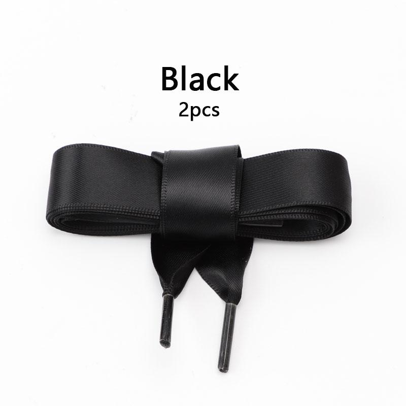 Радужная шелковая лента, красочные шнурки, конфетный градиент, атласные плоские шнурки для обуви, ботинки, женские кроссовки, шнурок шириной 2 см, шнурок