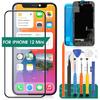 Для iPhone 12 Mini Замена экрана 3D Touch 5,4 дюйма Замена ЖК-экрана A2399 ЖК-дисплей A2176 Сенсорный дигитайзер Совместим с моделью