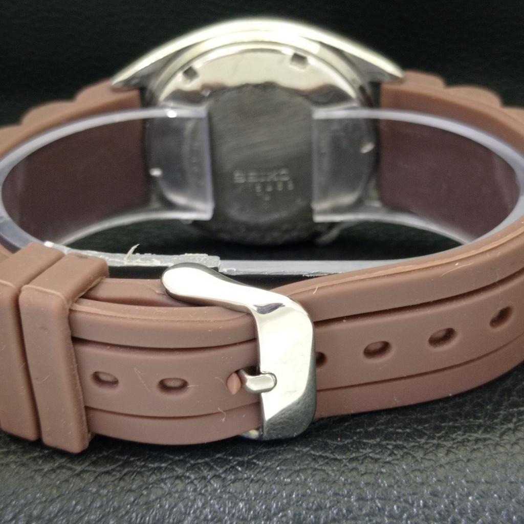 Б/У винтажные мужские часы SEIKO 5 с автоподзаводом из Японии с коричневым циферблатом a434984-2 R122-a434984