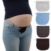 Cross-Border Hot-Selling Plus Size Nylon Maternity Pants with Waist Extension and Belly Support