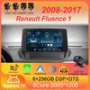 Автомобильное радио Android 14 Wireless Carplay Auto для Renault Fluence 1 2008-2017 Мультимедийный проигрыватель Навигация Стерео GPS Головное устройство DSP