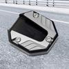 LF# Universal Enlarged Base Aluminium Alloy Kickstand Pad for Motorbike Scooter