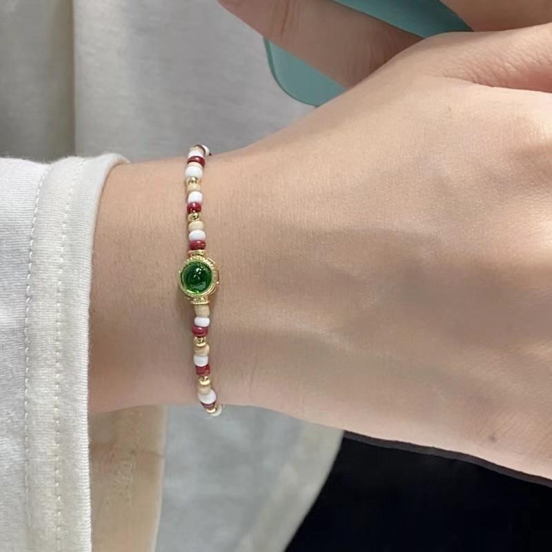 Современный сплав Xiaomi браслет из бусин в стиле колор-блок для женского шикарного летнего стиля