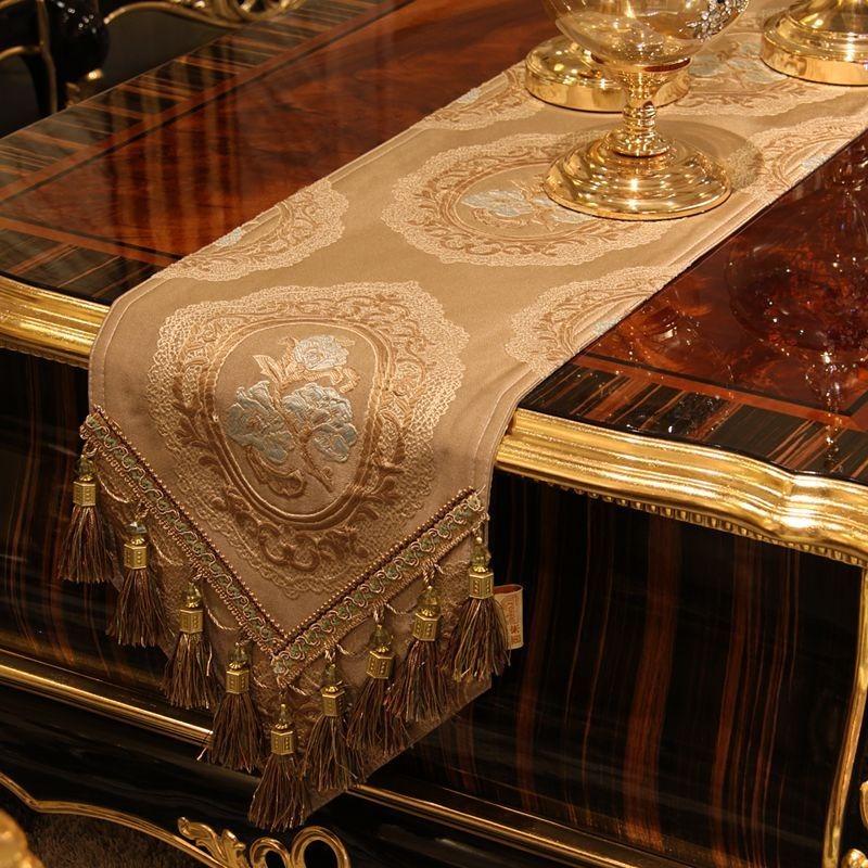 Европейский стиль, подвесные столы с кисточками, флаг, хлопок, лен, цветочная живопись, дорожка для стола, декор, чайная обеденная скатерть, коврик