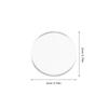 25Pcs Clear Glass Table Non Adhesive Silicone Bumper Pads Anti Slip Cushion Dots Stable Protector for Home Office Dining Room