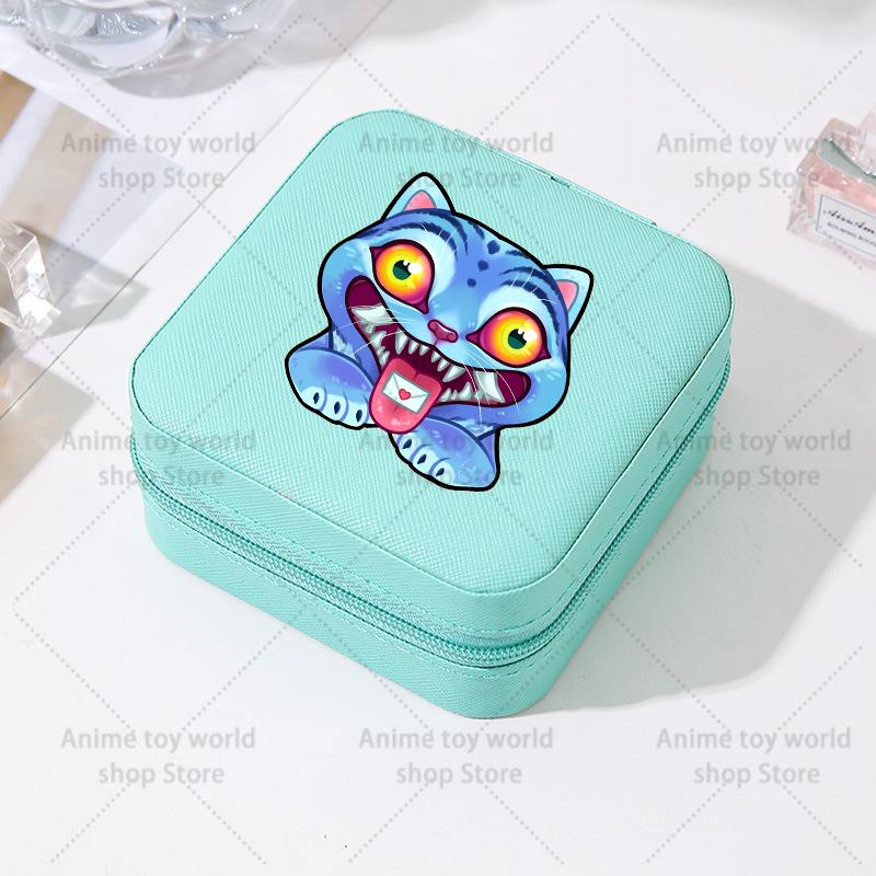 Kpop Demon Hunters Travel Portable Jewelry Storage Box Organizer Jewelry Case Earrings Necklace Ring Jewelry Boxes Birthday Gift