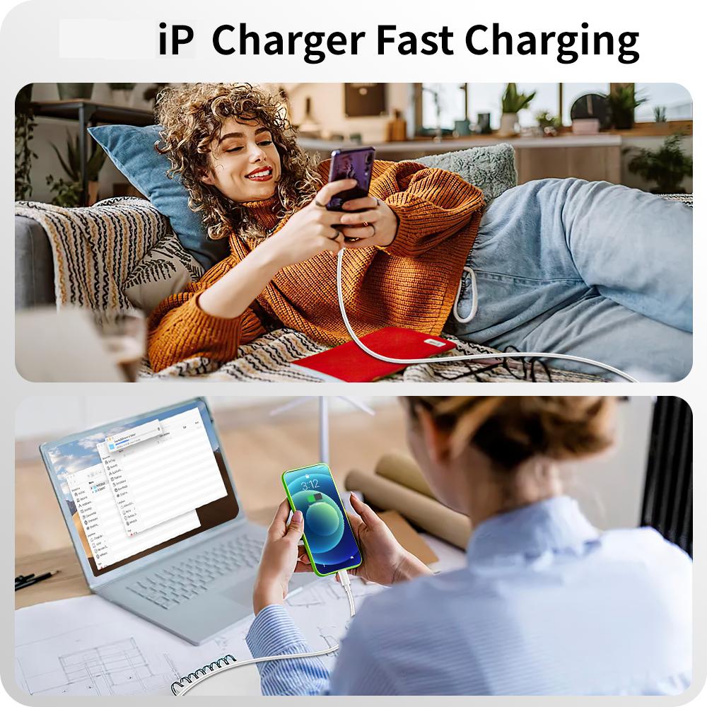 9 шт. 6 футов USB-кабель для быстрой зарядки для iPhone, кабель Lightning для iPhone, кабель для быстрой зарядки, совместимый с iPhone