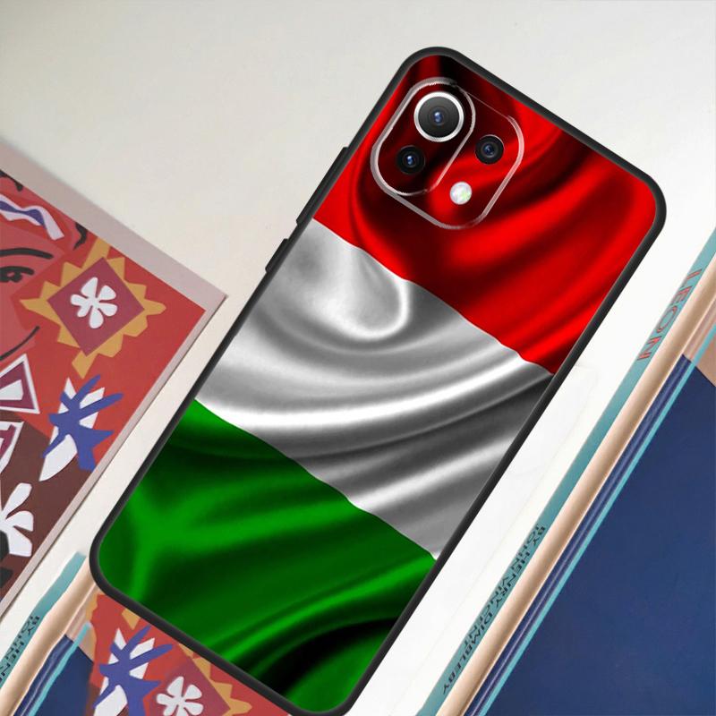 Italy Flag Case For Xiaomi 13 14 15 Ultra 13T 14T 15T 17 Pro Max Cover For POCO X7 X5 X6 F5 F6 F7 Pro