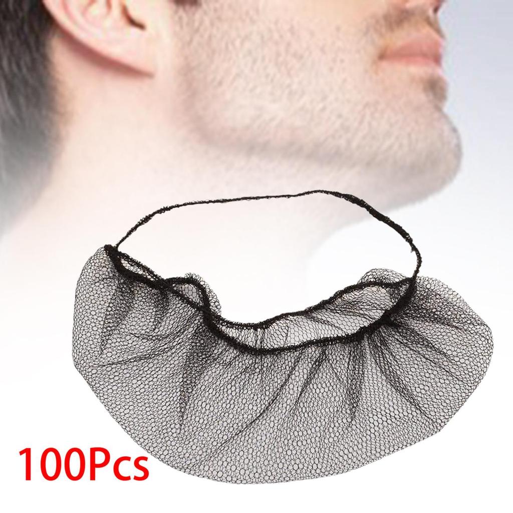 100Pcs Durable Beard Nets Protective Beard Covers for Hygienic