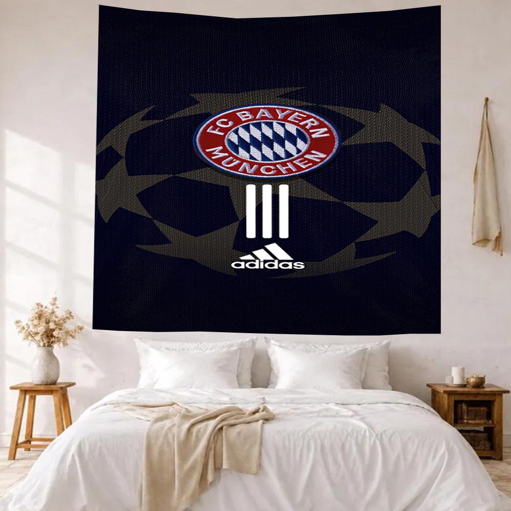 Bayern Munich Wall Decor Tapestry Art For Pet Memorial Birthdaywedding Party Backdrop Family Gift