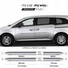 Honda Odyssey 11-17 ХРОМНЫЕ полоски на защитных дверях