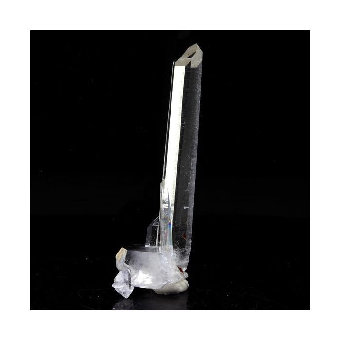 Pierres et Minéraux. Quartz biterminé. 29.5 ct. La Gardette Mine, Bourg d'Oisans, Isère, France.