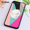Krajews Live Laugh Love Quotes Phone Case Cover For iPhone 17 Air 16 15 14 plus 11 12 13 pro max coque Fundas
