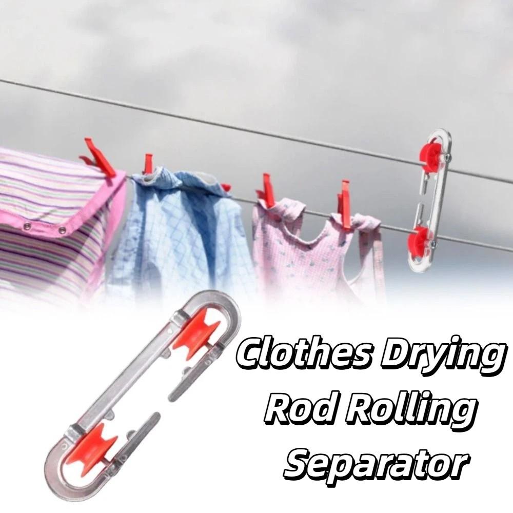 Weatherproof Clothesline Pulley Aluminum Plastic Clothesline Spreader  Laundry Accessories