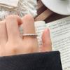 Lan Zhi Ретро Змеиная кожа Тайское серебро Унисекс 925 Стерлинговое серебро Универсальное Открытое кольцо для мужчин и женщин