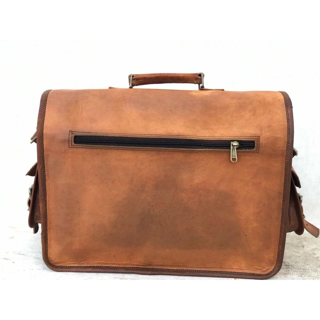 """Мужская кожаная винтажная коричневая сумка-мессенджер через плечо для ноутбука, портфель, новая"""