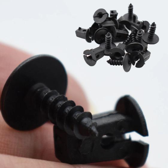 10 компл., зажимы для крепления брызговика, винты, фиксатор для Volkswagen VW Passat B5 B6 B7 CC Golf MK6 Tiguan Touran Polo