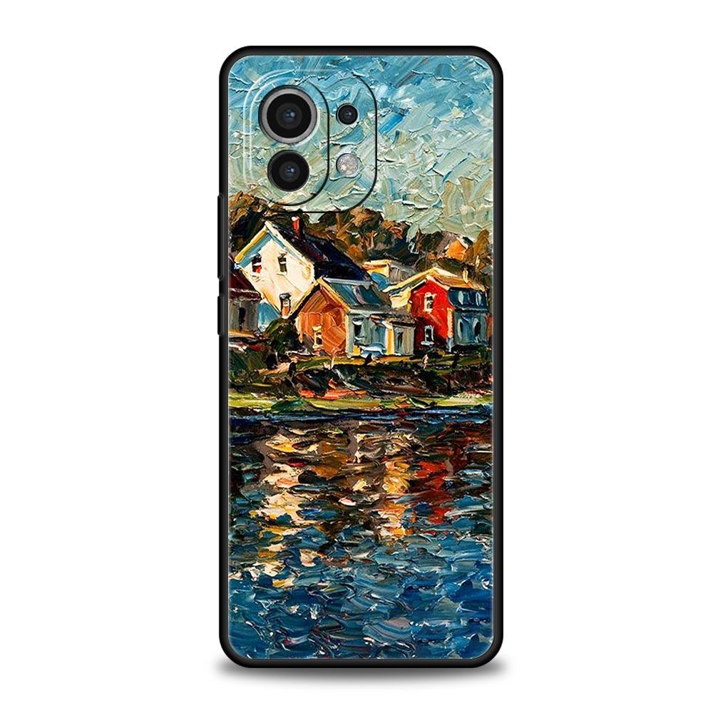 Чехол для телефона для Xiaomi 13 12 11 Lite 12T 11T 10T 9T Mi Poco M4 M3 X4 X3 Pro F4 F3 GT 5G Накладка Оболочка Coque Масляная живопись Ван Гога