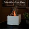 Flame Humidifier Fragrance Diffuser Aroma Humidifier Aromatherapy Essential Oil Diffuser with Night Light and Remote Control