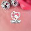 Porch Goose Social Club Water Resistant Sticker | 40oz Tumbler Sticker | Silly Goose Sticker | Porch Goose Accessories | Porch Goose Sticker