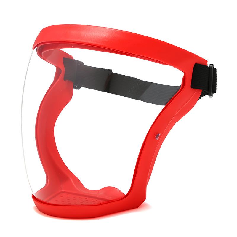 High-Definition Transparent Anti-Droplet Face Shield with Dustproof Riding Goggles 968