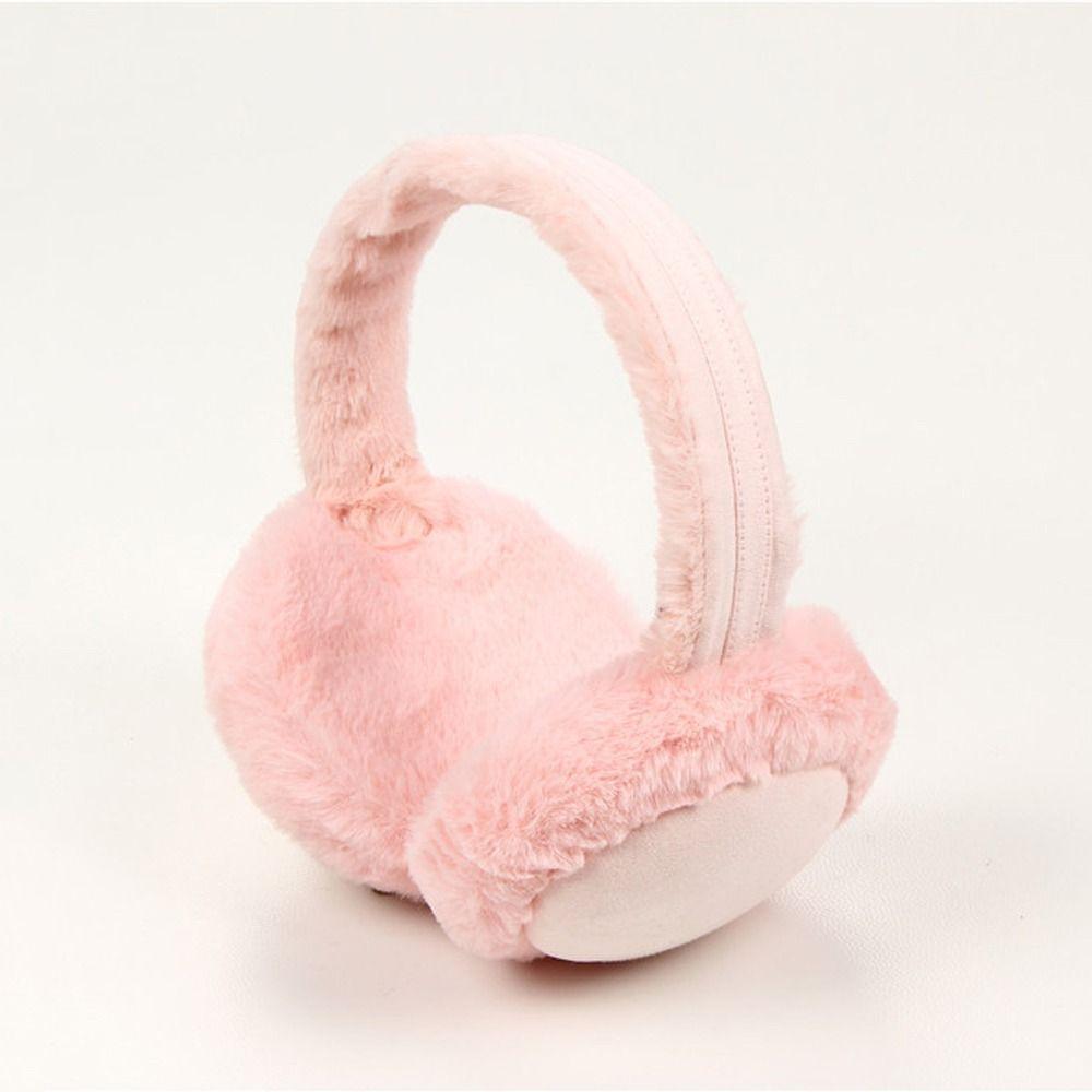 Утеплитель для ушей Защита от холода Мягкие плюшевые наушники Складные наушники Зимние теплые пушистые наушники