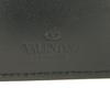 Used 8901 VLTN Logo Card Holder 2Y2P0576LVN 7946 Smooth Calfskin White Pass Case/Business Card Holder/Pass Case Black