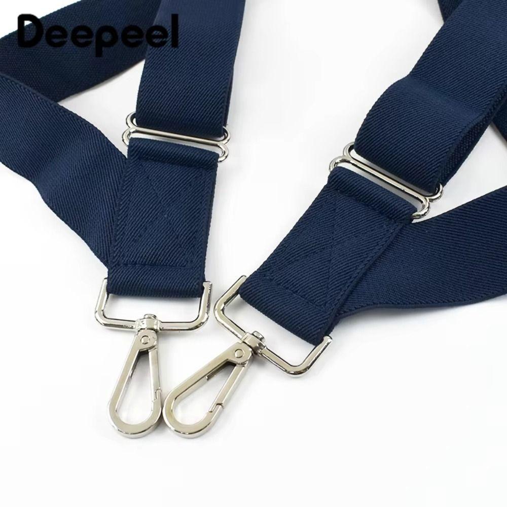 Retro Leather Suspenders Metal Clip Suspender Clip Simple Suspenders for Men Gift