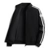 Men's Baseball Jacket Workwear Jacket Casual Sports Fashion Two-Stripe Top Coat