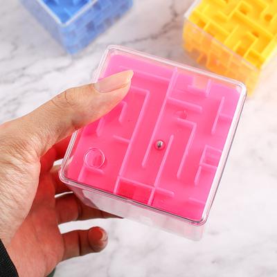 Веселый 3D Куб с Катящимися Бусинами Лабиринт Развивающие Игрушки Мальчики Девочки День Рождения Свадьба Подарок Гостям Раздача Детский Подарок Игрушки для Снятия Стресса