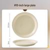 Скандинавская французская рельефная керамическая тарелка в виде рыбы