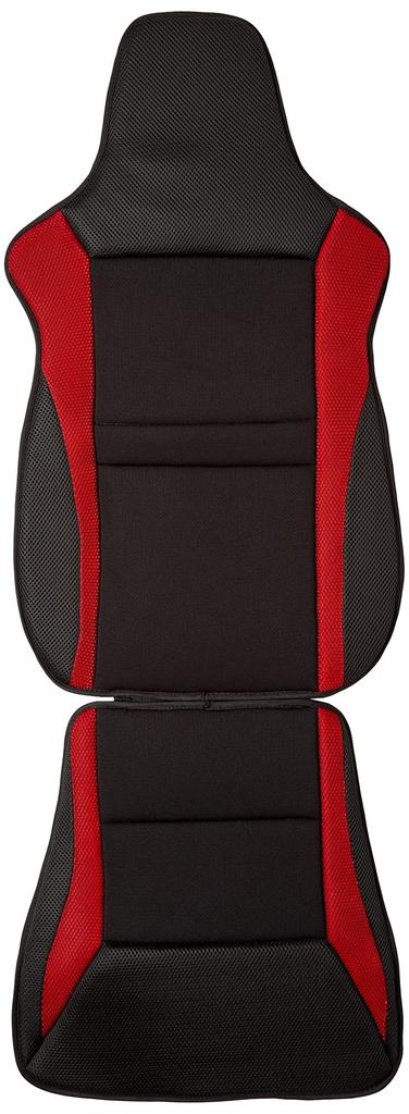 Bonform 4077-91RE Racing Mesh Seat Cover, Light / Normal Car, Front Seat, One Size Fits Most, Antibacterial, Odor Resistant, Red