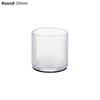 16Pcs 16/19/25/30mm Chair Leg Cap Rubber Feet-Protector Pads Non-slip Transparent Table Covers Furniture Leveling Feet Decor