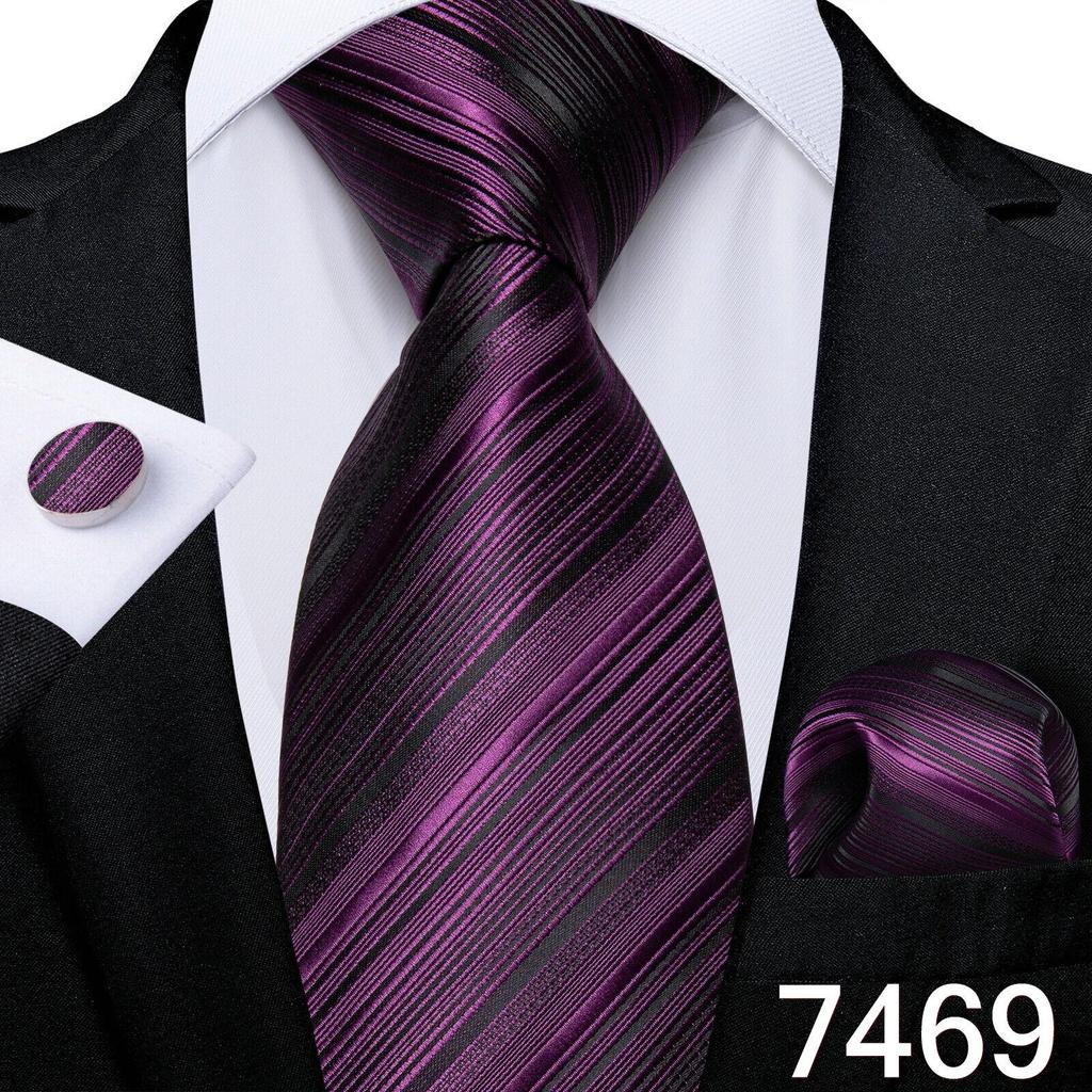 Dibangu Мужской галстук, карманный квадратный набор запонок для свадебной деловой вечеринки