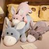 Soft Lying Down Donkey Throw Pillow Plush Toy Doll Small Donkey Doll Home Pillow Girl Doll