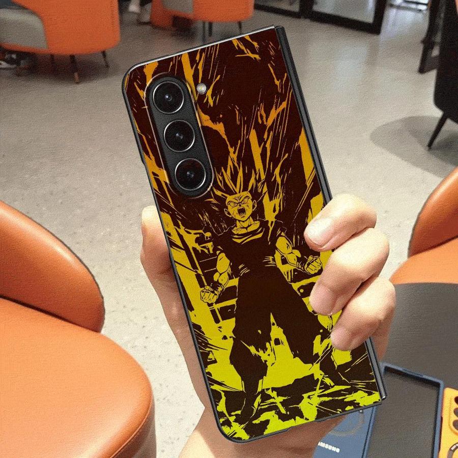 Dragon Ball Anime Goku Case for Samsung Galaxy Z Fold 7 6 5 4 3 ZFold7 ZFold5 ZFold3 ZFold6 ZFold4 Back Phone Cover