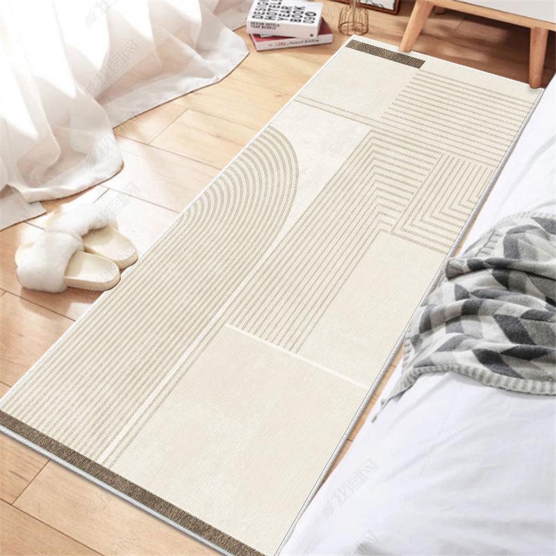 Современный простой ковер для спальни или детской комнаты – уютное одеяло у кровати