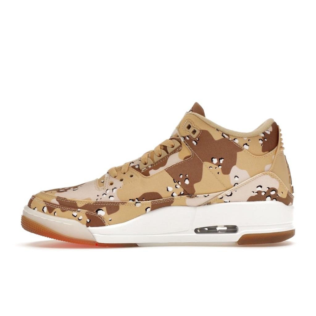 Женские кроссовки WNBA x Air Jordan 3 Retro Desert Camo коричневого цвета с парусом Dark-Driftwood HM4301-200
