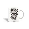 Кружка - Керамика - Мексиканский Череп - 30cl - Можно мыть в посудомоечной машине - Белый