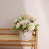 Realistic Artificial Flower Bonsai Elegant Eternal Life Simulation Plant Bonsai with Ceramic Flowerpot No Watering