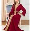 Robe Dress Women Embroidered Robe Dubai Turkey Islamic Robe Robe Musuman Flared Dress