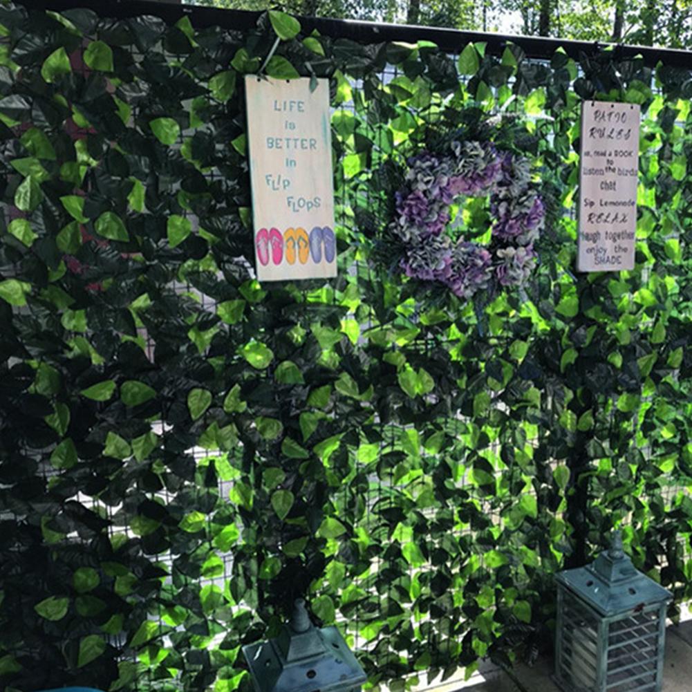 Искусственный забор для уединения, настенный экран, живая изгородь на заднем дворе, забор, сшитая зелень, экологически чистые многофункциональные украшения для балкона