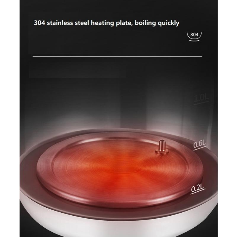 Fully Automatic Mini Multi Cooker Health Preserving Pot Household Electric Kettle Multifunctional Glass Electric Kettle Flower Tea Pot Tea Maker Gift