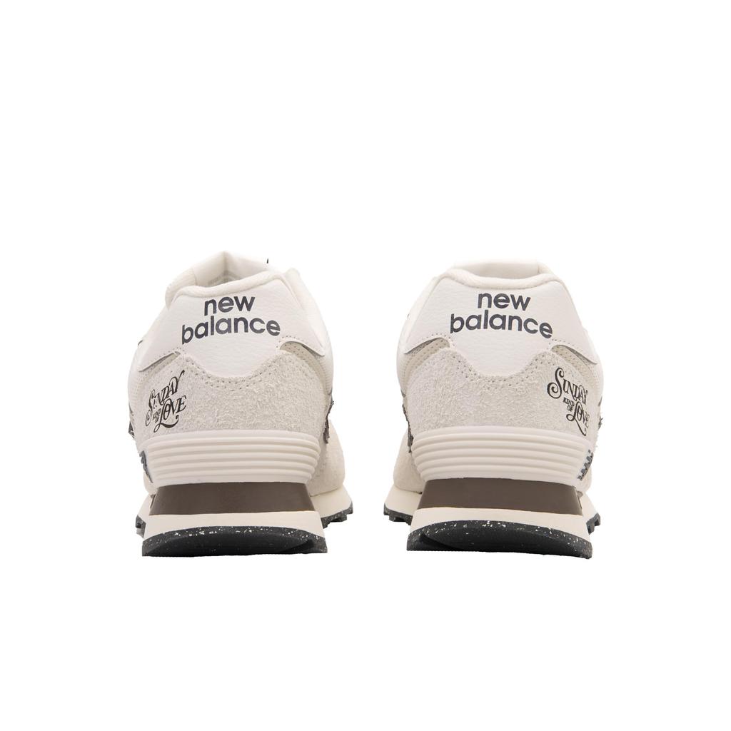 New Balance NB 574 Низкие Беговые Кроссовки Унисекс Бело-Коричневые U574LS2(Команда1622-)