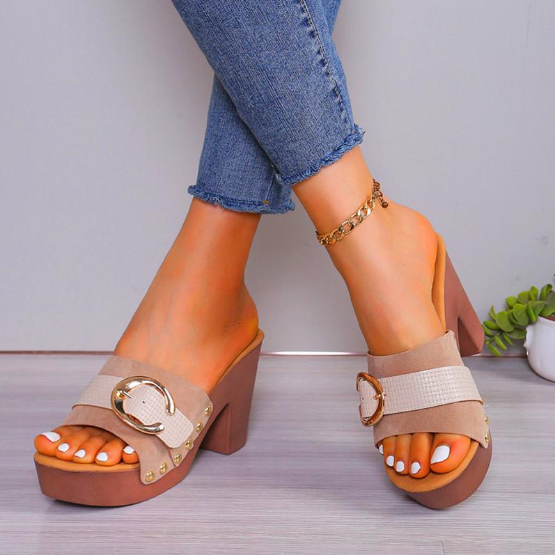 Женские сандалии на высоком каблуке. Летняя обувь. Женские сандалии на платформе. Роскошные шлепанцы. Женская дизайнерская обувь. Женская обувь для прогулок на открытом воздухе.