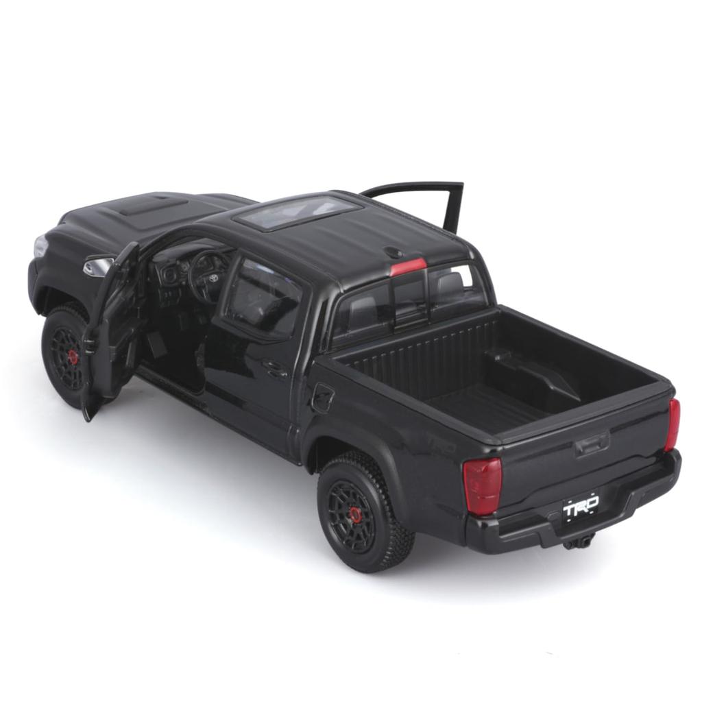 Maisto 1/27 Scale Toyota 2023 Tacoma TRD TRO Black / Diecast Model Car, Finished Product, 32910 BK