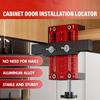 Aluminum Alloy Cabinet Hardware Jigs, Adjustable Length Cabinet Installation Tool Compatible For Most Cabinet Doors